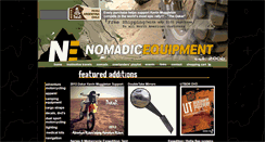 Desktop Screenshot of nomadicequipment.com