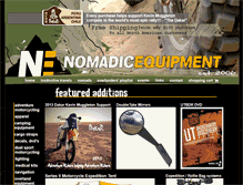 Tablet Screenshot of nomadicequipment.com